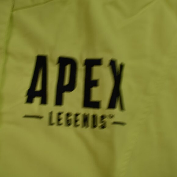 Graph Mens EA Apex Legends Mens Neon Green Reflective Hooded Jacket New - Picture 5 of 9